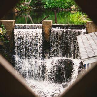 The Brushmill by the Waterfall