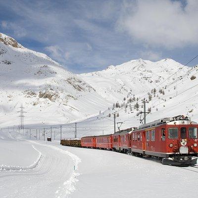 Tour Bernina Red Train And St Moritz from Milan