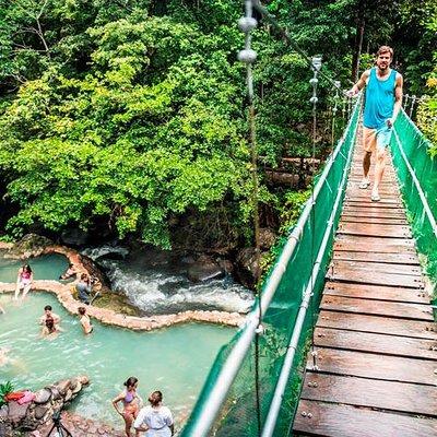 Combo Waterfall and Hot Springs at Rincon de la Vieja Volcano