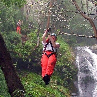 Amazing Mega Zipline (18 lines) over 11 Waterfalls 