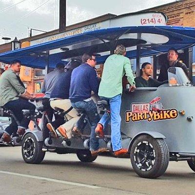 Private Dallas Party Bike Rental in Deep Ellum