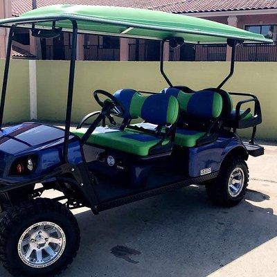 24-Hour Golf Cart Rental in South Padre Island for 6 Passengers