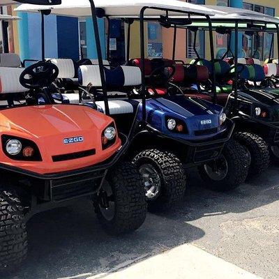 24-Hour Golf Cart Rental in South Padre Island for 4 Passengers