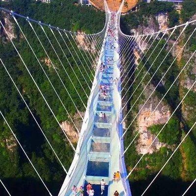 Full Day Tour to Glass Bridge and Yellow Dragon Cave