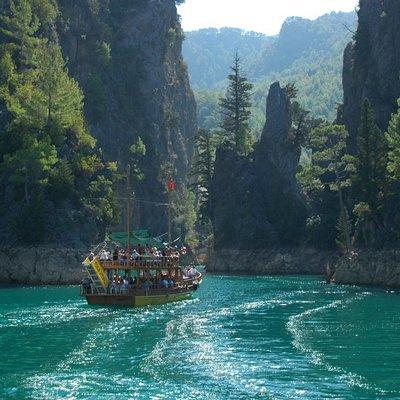 Green Canyon Boat Trip w/Lunch and Drinks from Antalya