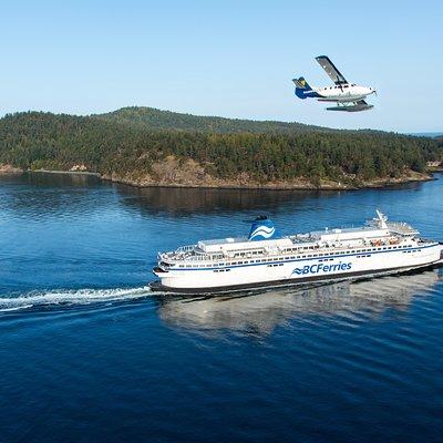 Vancouver to Victoria Seaplane flight with Bus and Ferry Return