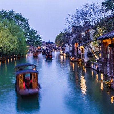 Zhujiajiao Water Town and Shanghai City Private Day Tour