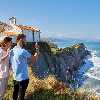 Zarautz, Getaria And Zumaia From San Sebastian