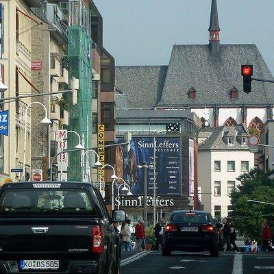 Koblenz - Old Town with the Ehrenbreitstein Fortress