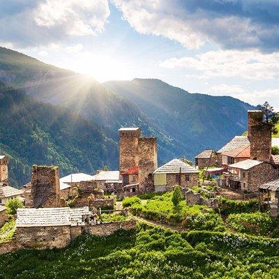 Svaneti Mestia, Ushguli Georgia from Batumi