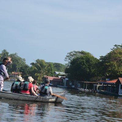 Canoe tour in Tortuguero National Park