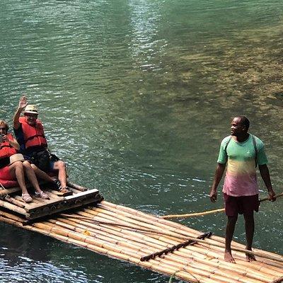 Jamaica Martha Brae Bamboo Rafting with Bus Transportation 