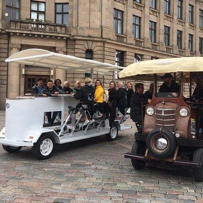 Private One Hour Riga Beer Bike Tour 