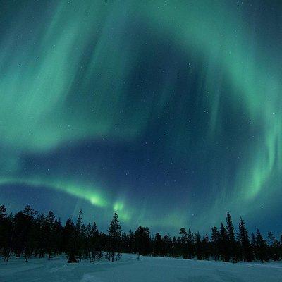 Snowmobile Aurora Expedition with dinner