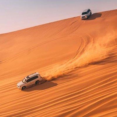 Dubai Desert safari 4x4 Dune Bashing, Sandboarding, Camel Riding, Bbq Dinner 