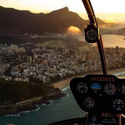 Helicopter Flight over Sugar Loaf and Christ the Redeemer