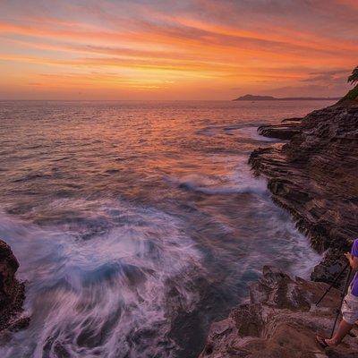 Honolulu Sea-Cliff with Sunset Photo Adventure