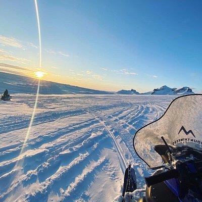 Snowmobiling Adventure on Langjokull Glacier from Gullfoss