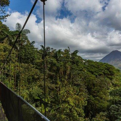 Combo jungle, Volcano hike, Fortuna waterfall, hanging bridges & Hotsprings