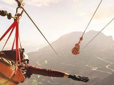 Ras Al Khaima's Jebel Jais Zipline (World's Longest) Tour - With Transfers 