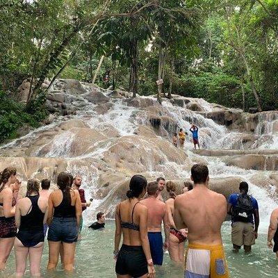 Blue Hole and Dunn's River Falls Private Tour from Montego Bay