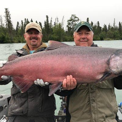 Full day Alaska Salmon Fishing on the Kenai Peninsula