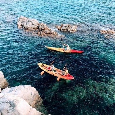 Kayak excursion in Playa de Aro