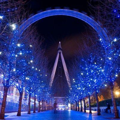 London by Night Open Top Bus Tour with Christmas Lights