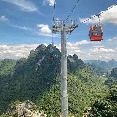 Yangshuo Ruyi peak & round way cable car ticket