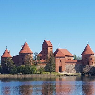 Full day Self-Guided trip to Trakai - bicycle rent for 24 h. and train tickets