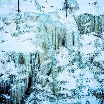 Frozen Waterfalls in Korouoma Canyon adventure