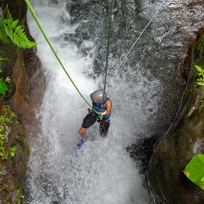 Waterfall Rappelling, Ziplining, Pool Jumping, Hiking with Lunch