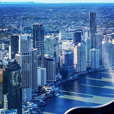 Sunset Private Brisbane CBD + Mt Coot-tha Helicopter Experience