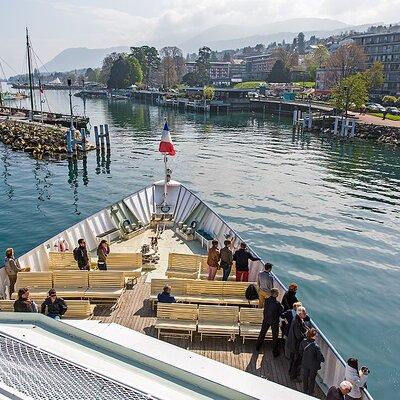 Boat cruise from Lausanne to Evian