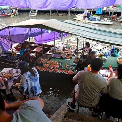 Amphawa Floating Market and Maeklong Railway Private Afternoon Tour from Hua Hin