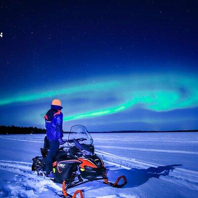 Searching Aurora with Snowmobile