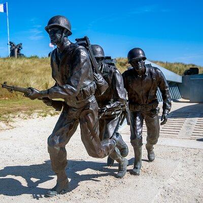  D-Day tour with pick up from Normandy (price per group up to 7)