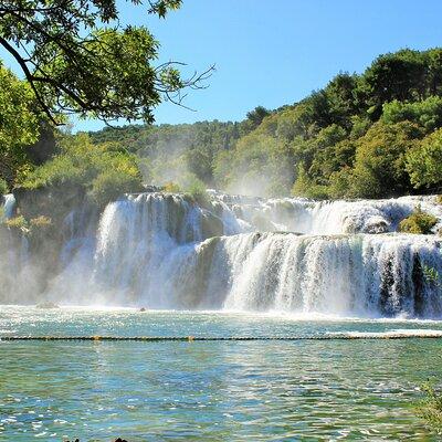 Private Krka Waterfalls Tour with Wine Tasting from Sibenik