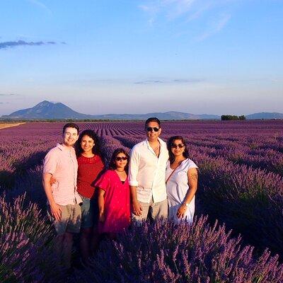 Sunset Lavender Tour in Valensole with pickup from Marseille 