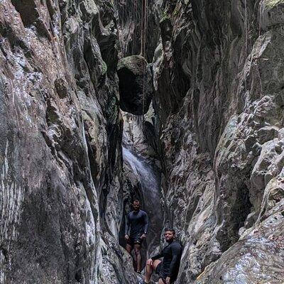 Hiking Tabernacle Thundering Waterfall in Dominican Republic