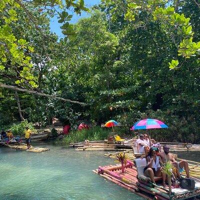 Horseback Riding in the ocean & Bamboo Rafting from Ocho Rios