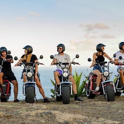 St.Lucia Beaches and Backroads Tour by Electric Big-Wheel Scooter