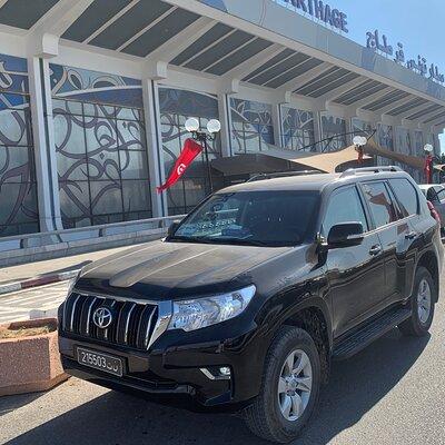 VIP transfer between Tunis Carthage Airport and a hotel in Tunis