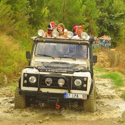 Jeep Safari in Green Canyon Area From Side City