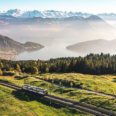 Mt Rigi Self-Guided Tour: Lake Lucerne Cruise and Mountain Spa 