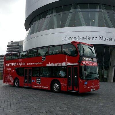 Stuttgart Hop-On Hop-Off City Tour in a double-decker bus