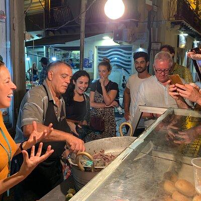 Night Street Food Tour of Palermo with a Local -For real foodies!