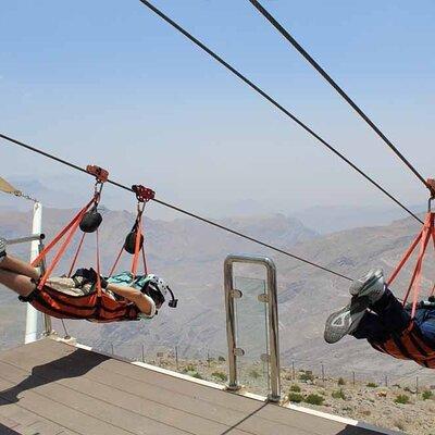 Jebel Jais Zipline Flight World’s Longest Zipline Tour From Dubai