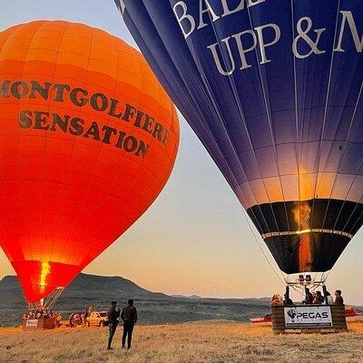 Cappadocia Hot Air Balloon Ride Over Cat Valleys with Drinks