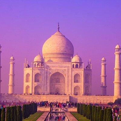 Sunset Taj Mahal and Agra Fort Half-Day Private Guided Tour